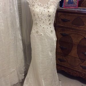 Excellent lace gown